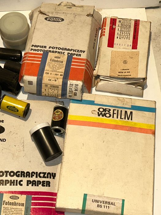 Stare Filmy Foton,ORWO,Fotopan,Agfa