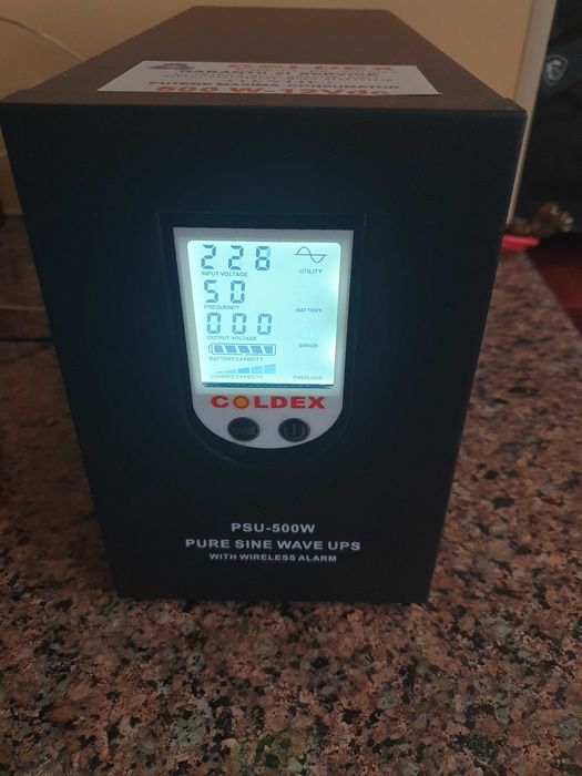 ДБЖ із правильною синусоїдою PSW-Coldex-800VA (PSU-500W)