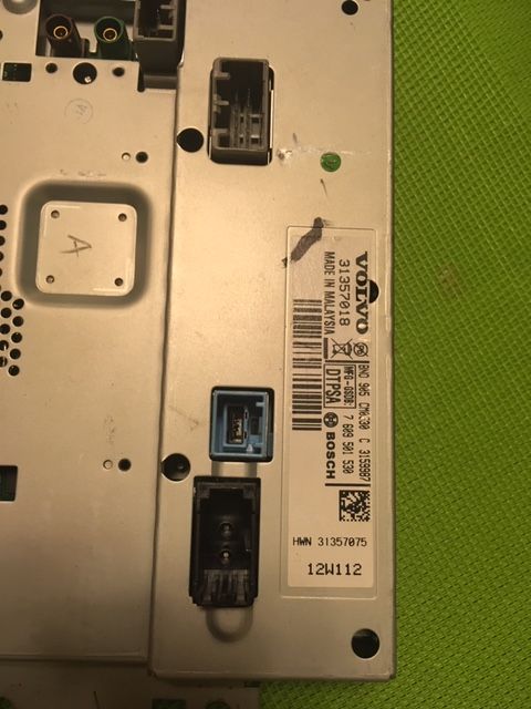 Оригінальний дисплей volvo 7 дюймов