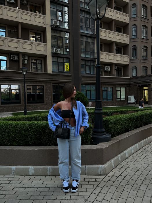 рубашка синяя Zara