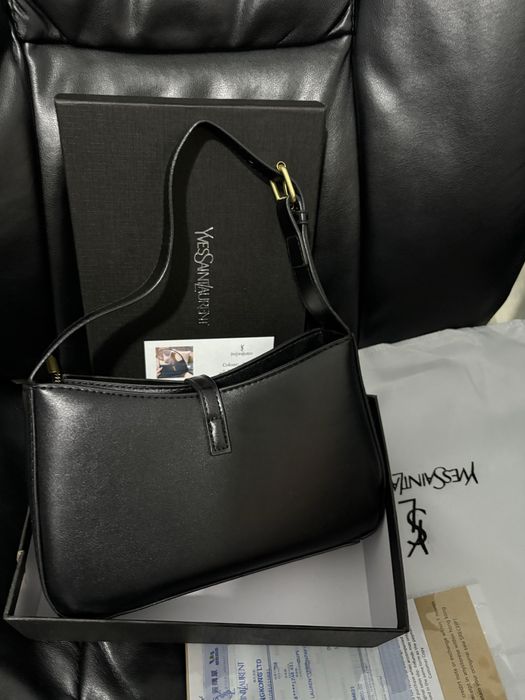 Сумка ів сен лоран ysl сумочка чорна