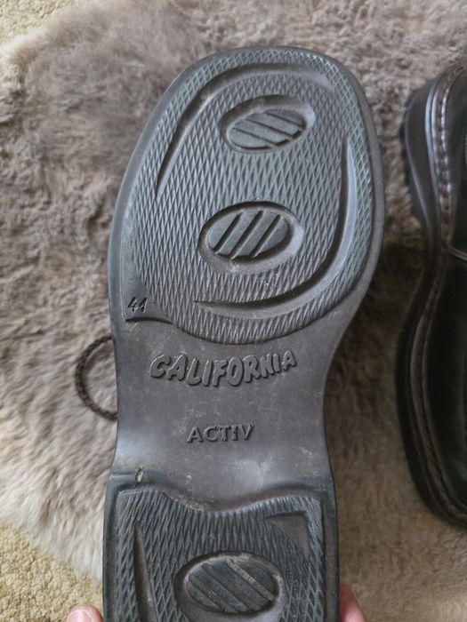 Skórzane Półbuty Męskie California Activ – Styl Tyrolski / Mokasyny (Rozmiar 41)