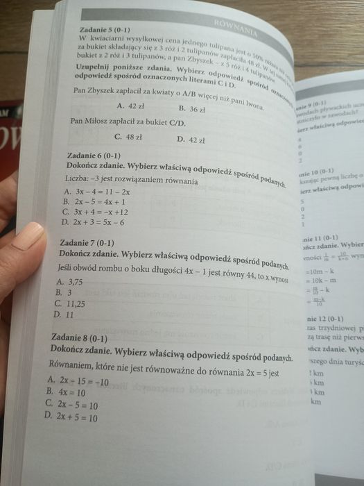 Pora na matematykę, wydanie II. Klasa 7-8 szkoła podstawowa