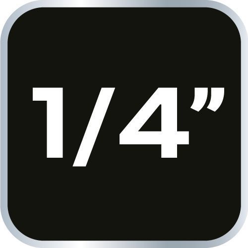 Grzechotka 1/4'', 45 Zębów , Prosta, 155Mm