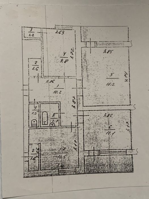 Продам 3 кімнатну квартиру с. Шевченкове, Броварського р-ну