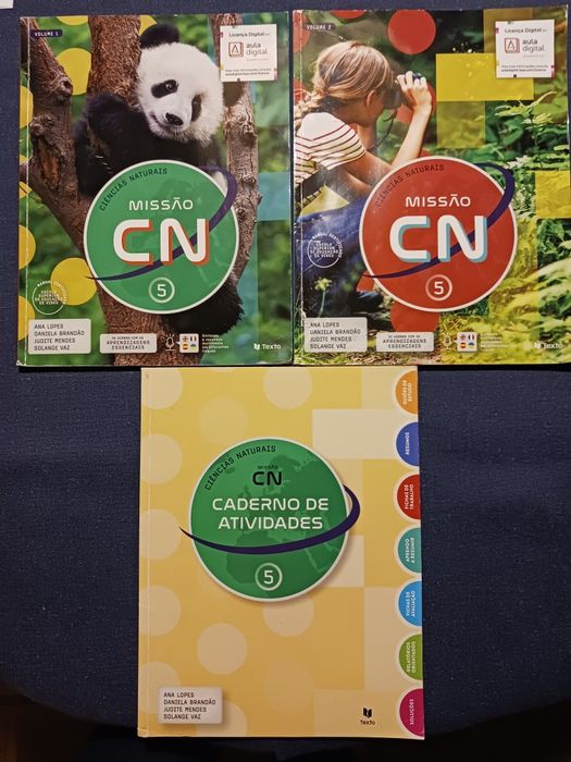 Missão CN 5. Manual e Caderno de atividades de Ciências Naturais do 5⁰ ano