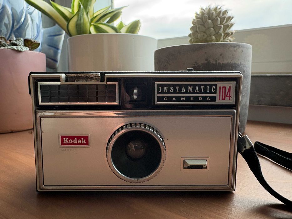 Kodak Instamatic 104 Vintage com Bolsa Original