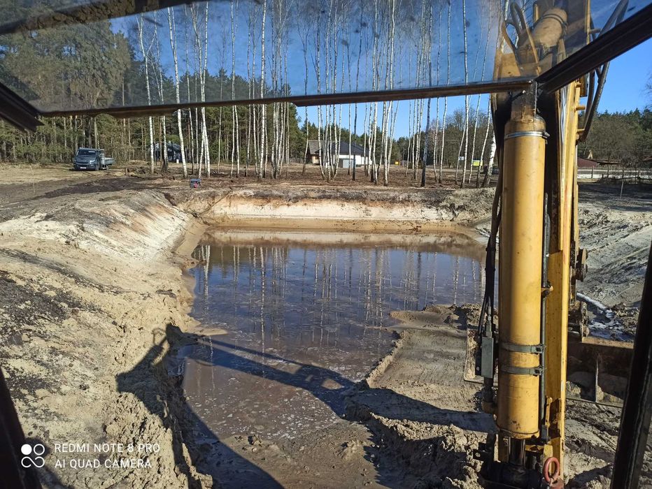 Usługi Koparko-ładowarką,koparką , ogrodzenia , drenaże