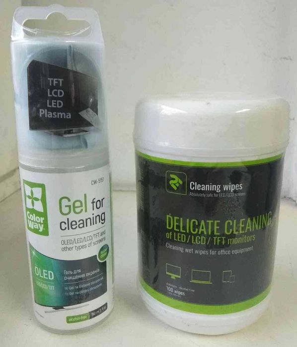 Клавиатура Dell KB216, Logitech K120 + Гель либо Влажные салфетки