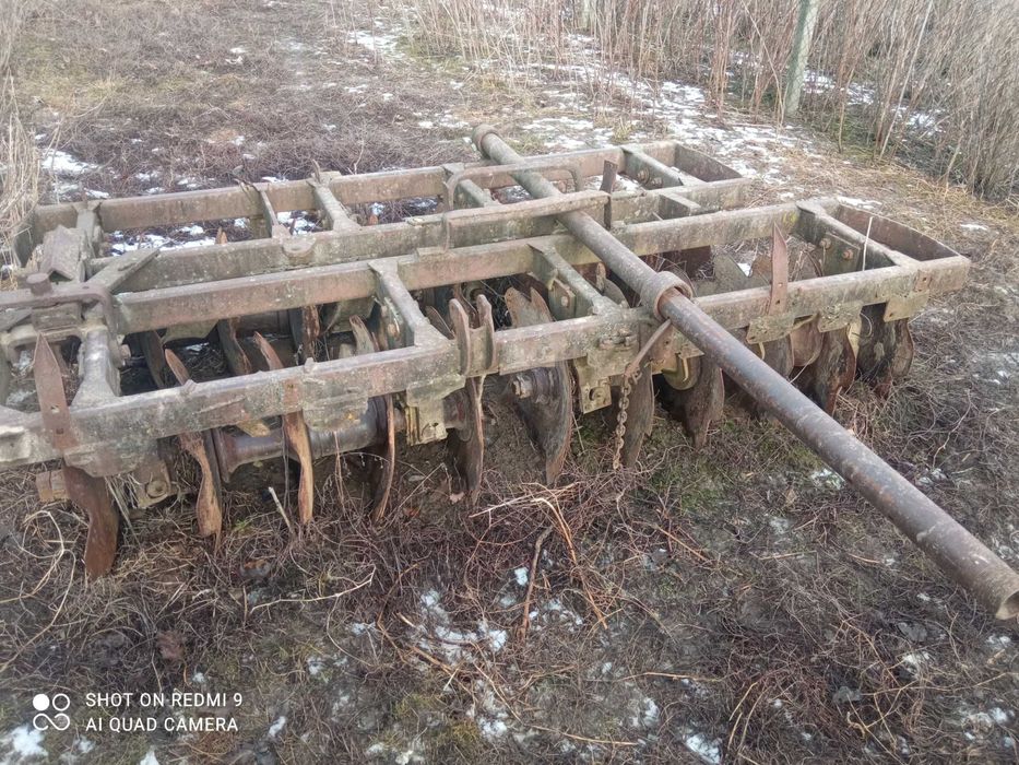 Борона дискова садова