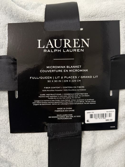 Ковдра/покривало Ralph Lauren. Оригінал