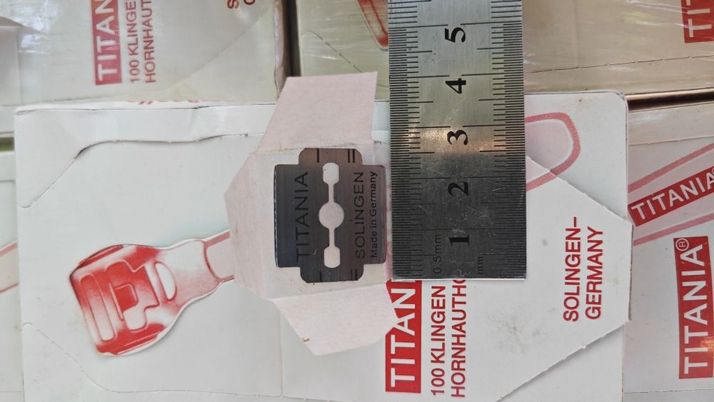 Лезвия для педикюрной бритвы titania