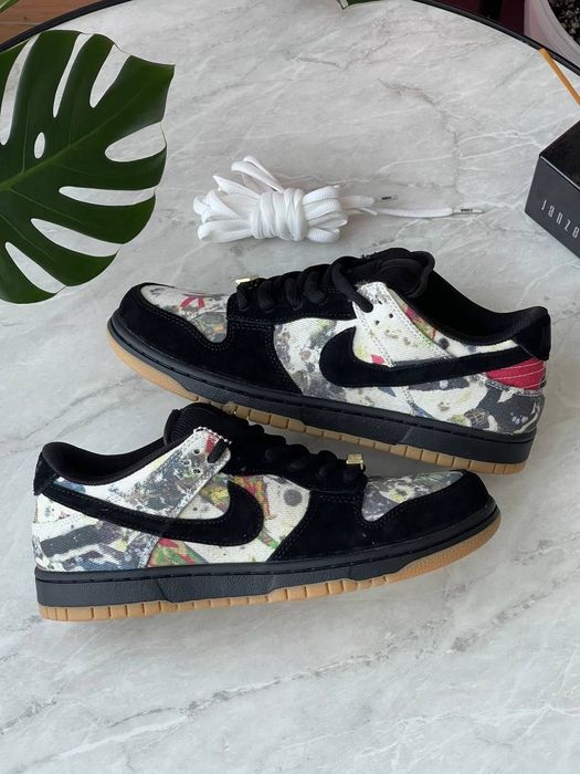 МЕГА ХІТ! Nike SB Dunk Low x Supreme Rammellzee 40 41 42 43 44 45 данк