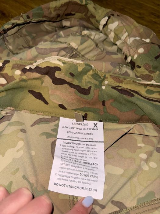 Софтшелл слой 5, Softshell Level 5 ECWCS Gen III США