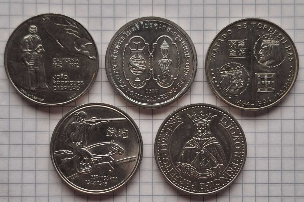 Moedas comemorativas