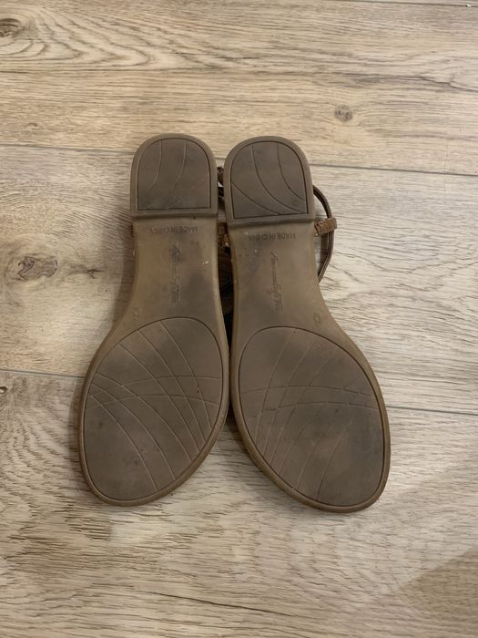 Brązowe niebieskie sandałki klapki rozmiar 36 American Eagle