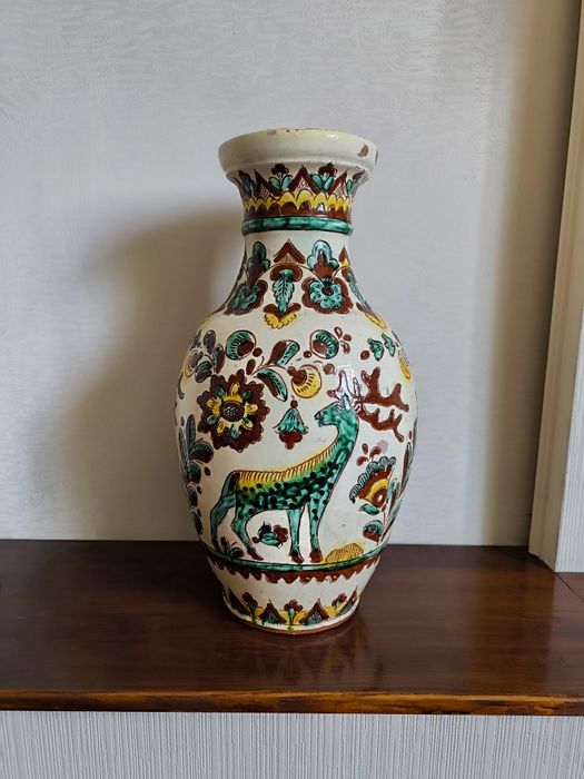 Керамічна ваза Косівська кераміка