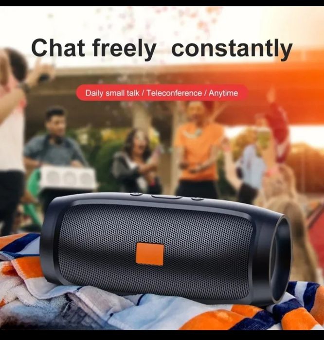 Coluna de Som Bluetooth Portátil (Artigo Novo)