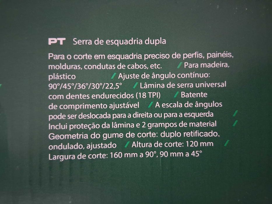 Serra de esquadria manual Parkside Lidl como nova! serrote