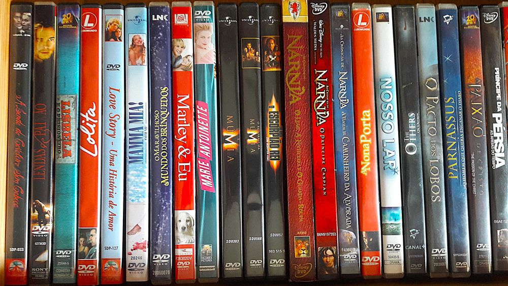 DVDs originais semi-novos - Vários títulos de filmes