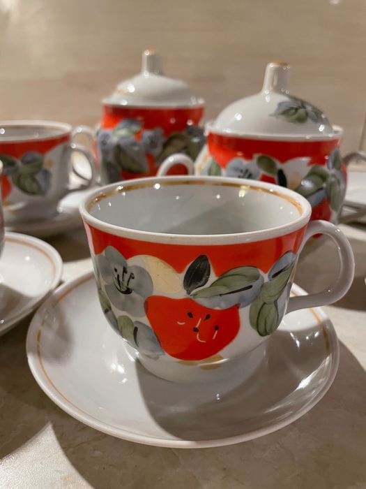 Zestaw porcelana serwis Połonne vintage