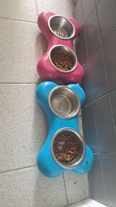 Comedouros cão/gato como novos