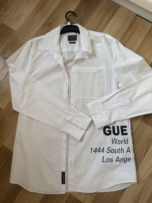 4 koszule Guess Lavard Calvin Clein Fabian rozm.M L 40