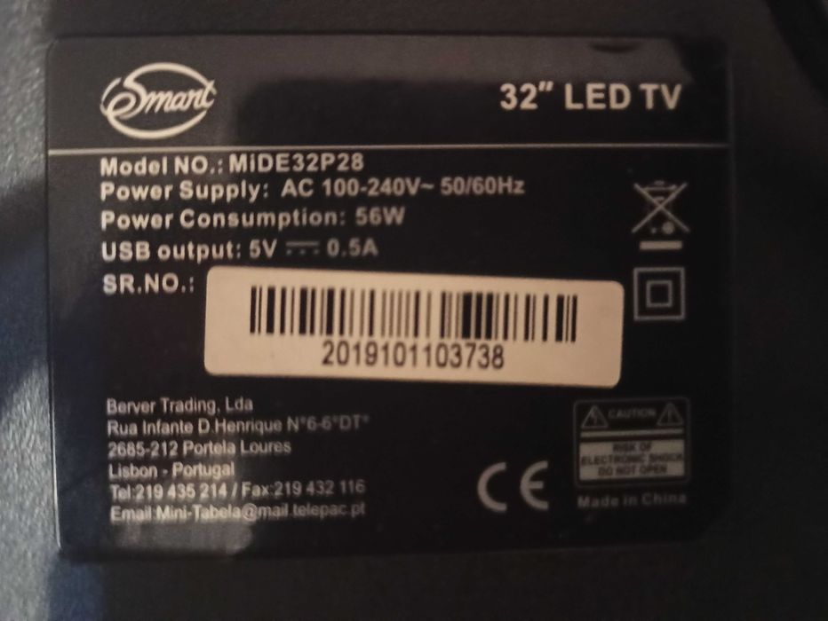 TV Esamrt led 32" Ler a descrição