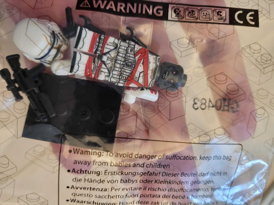 Minifigurka wzór Night Trooper Ahsoka Series zapakowane