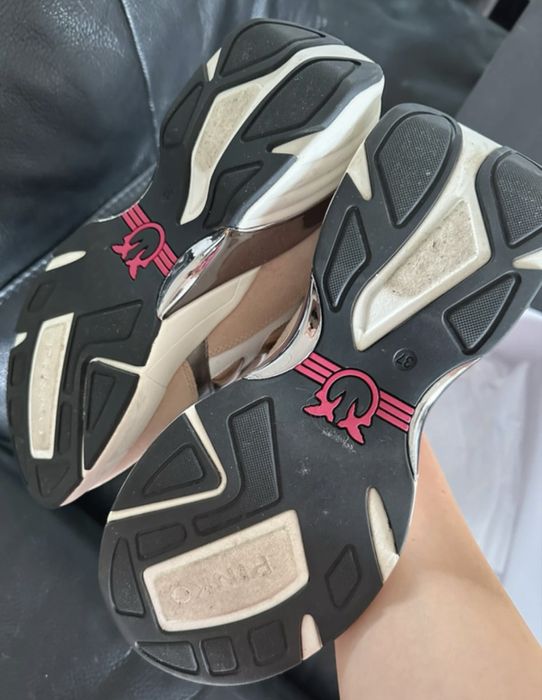 Sneakersy buty pinko rubino 37 szare różowe