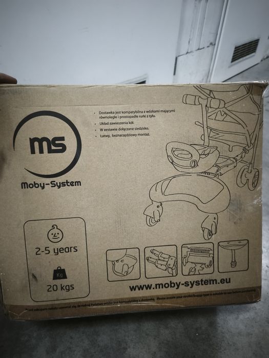 Uniwersalna dostawka do wózka Moby-System Mr Buggy