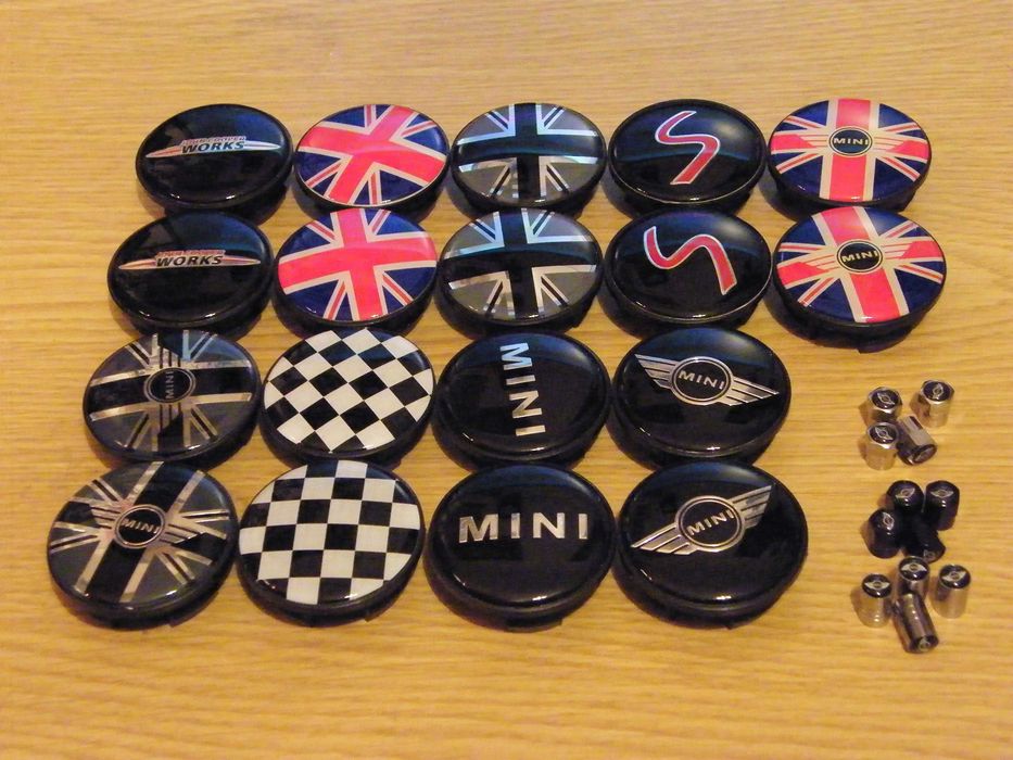 Capas bolsas aros chave MINI COOPER | Coberturas esguichos METAL