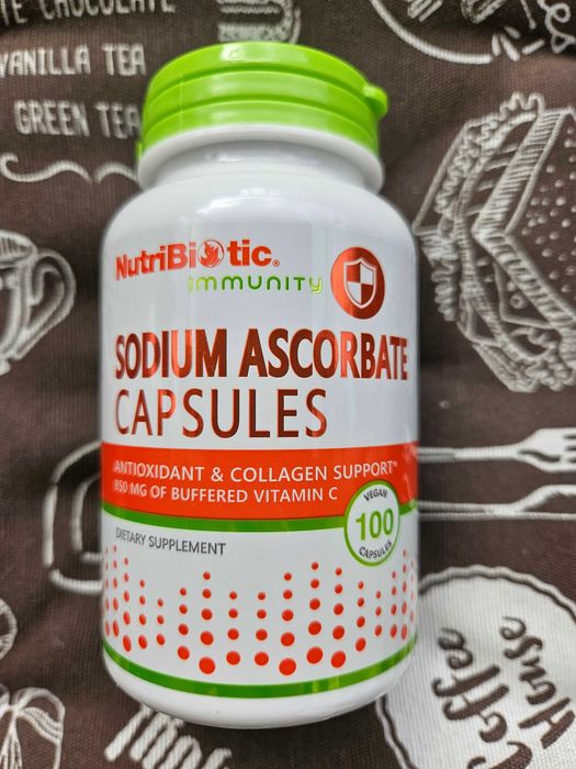 Вітамін С витамин vit C Ц порошок капсули содіум аскорбат Nutribiotic