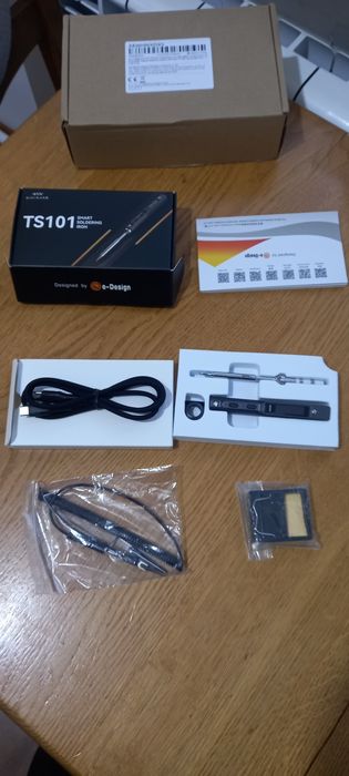 Розумний паяльник Miniware TS101 USB-C PD 90Вт та DC 65W, з жалом BC2