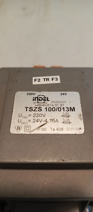 Transformator TSZS 100/013M 24V