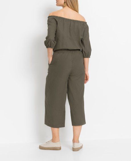 B.P.C kombinezon lniany khaki r.44