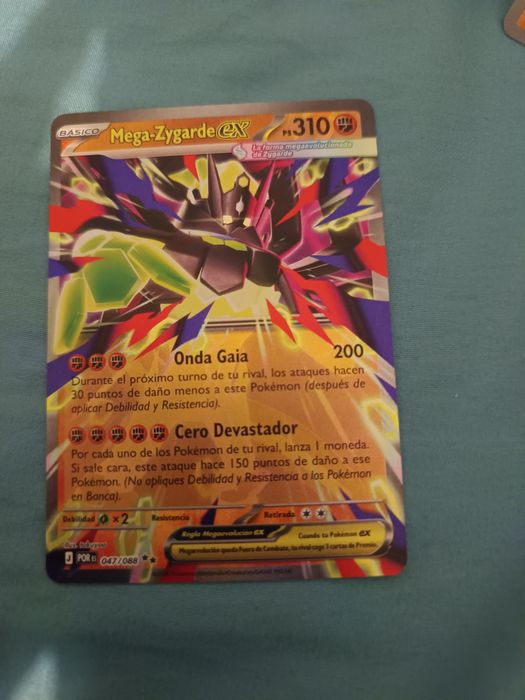 Cartas de Pokémon mega_zygarde (2x) ,melenaleteo ,ferrodada e mega_gengar