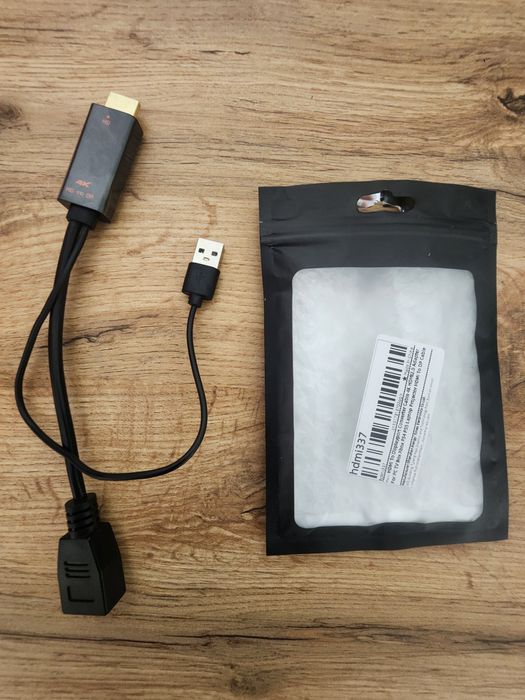 Перехідник HDMI to DisplayPort, 4K