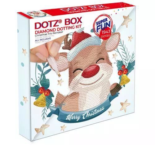 Diamond Dotz Dotz Box Christmas Trio Reindeer. Diamond Dotz
