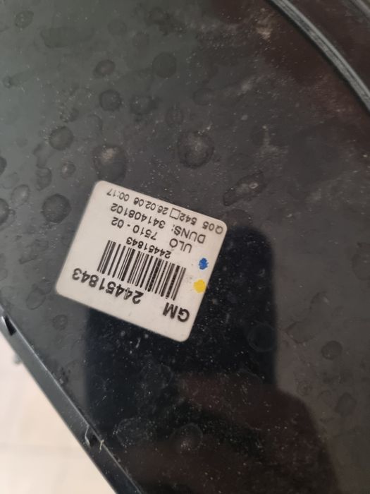 Farolin trazeiro esquerdo opel zafira