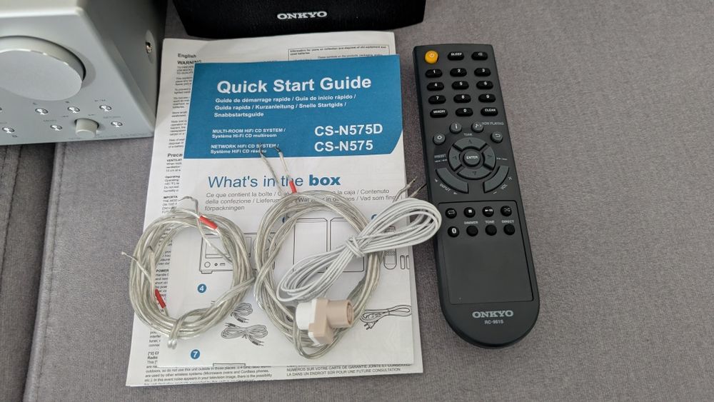Amplituner Onkyo CR-N575D Wi-Fi Spotify Tidal CD BT Wi-Fi Class D