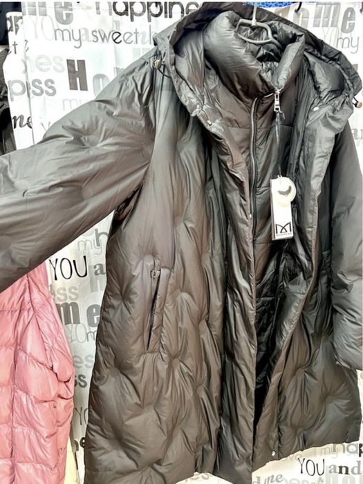 Куртка большой размер, натуральный пух, Италия, 52-58 размер.