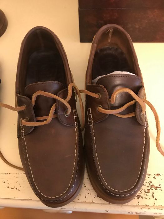 Marrom Escuro Rockport Sapatos De Vela Sapatos Vela Aigle 39 Porto •