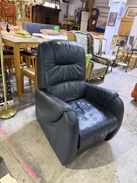 Fotel skórzany Relax – prawdziwa skóra, rozkładany DOWOZ DO DOMU