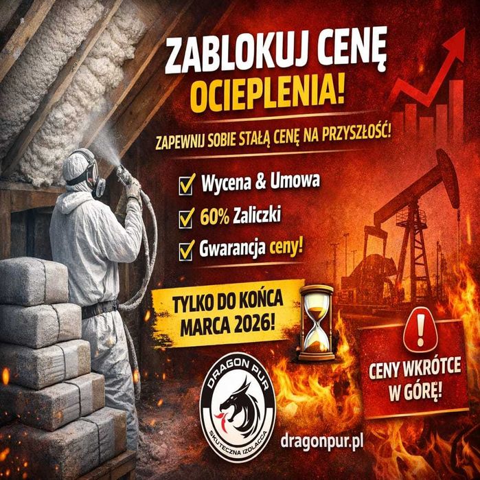 Ocieplanie pianką PUR, ocieplanie pianą PUR, piana PUR, pianka PUR