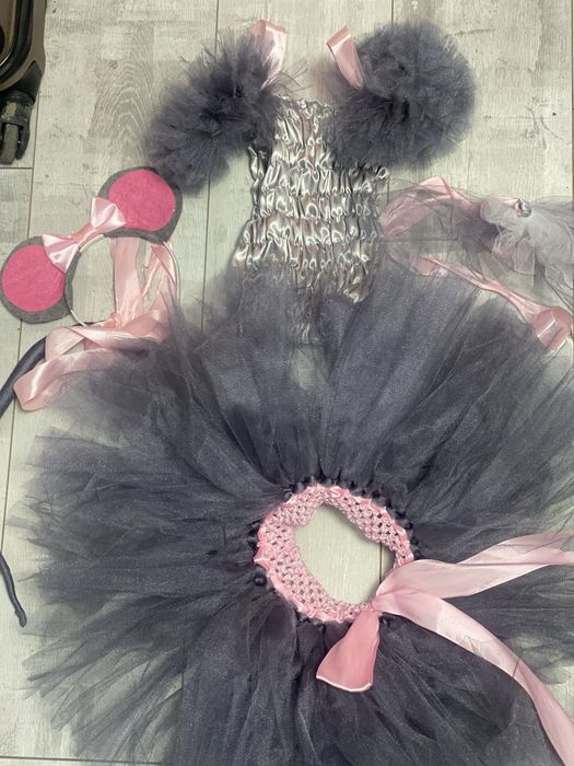 Новорічний костюм мишки для дівчинки