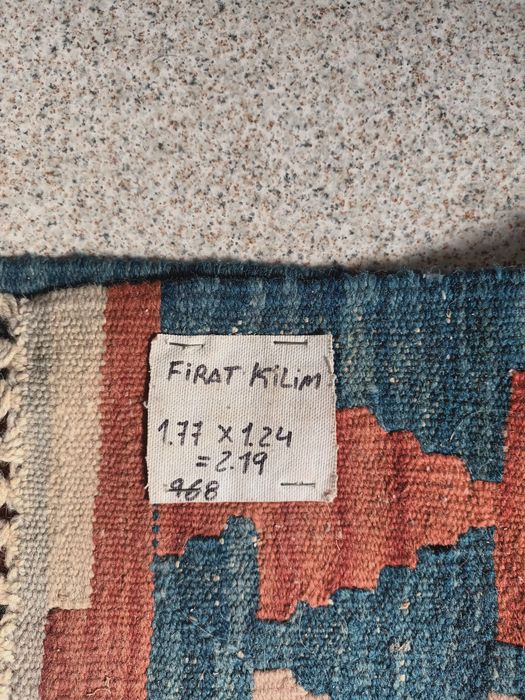 Tapete Kilim 1,24X1,77- excelente + OFERTA!