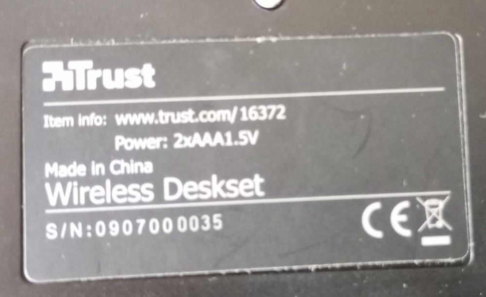 Trust Wireless Keyboard64284537648003121