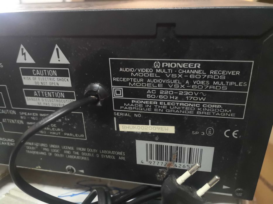Amplificador Pioneer VSX-607RDS