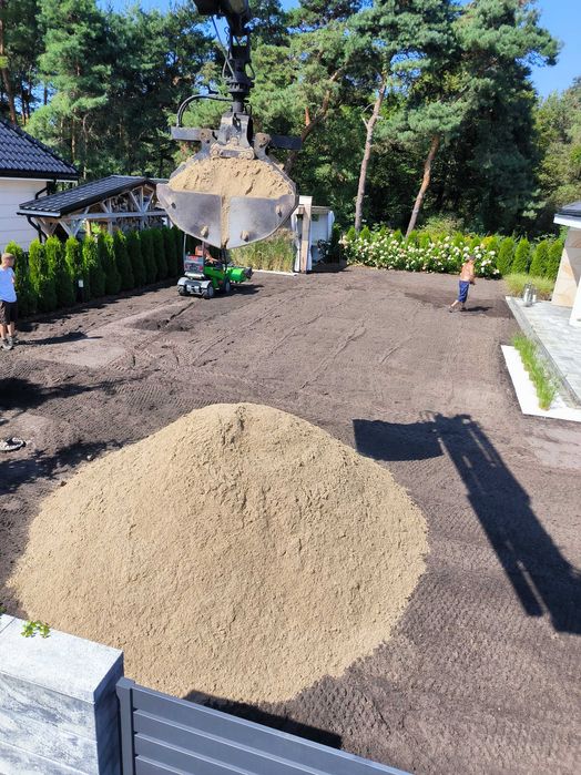 Piasek kopalniany, piach płukany, piasek do zagęszczenia  6t/20t